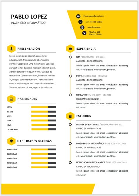 Las 20 Mejores Plantillas De Curriculum Vitae En Word Para 2022