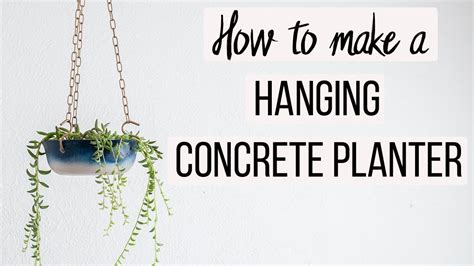 It really is great to share some new and refreshing diy spray painted concrete planters ideas with you today. DIY Hanging Concrete Planter - With Ombre Spray Paint ...