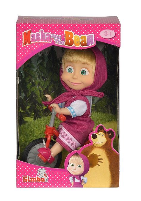 Masha And The Bear Masha Tricycle Doll 12cm