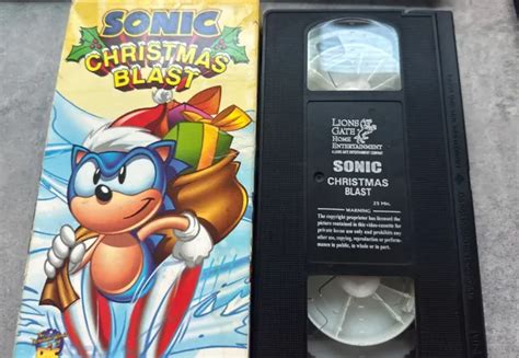 Sonic The Hedgehog Sonic Christmas Blast Vhs 634 Picclick