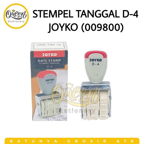 1 Pcs Stempel Tanggal D4 Joyko 009800 Stample Date Stamp Lazada