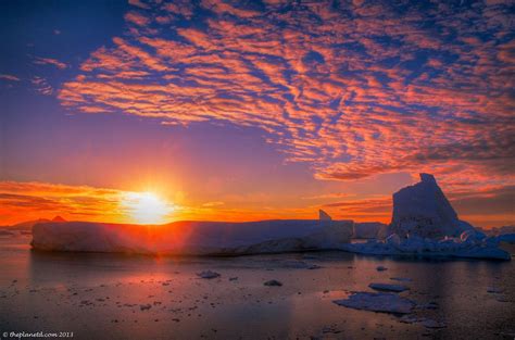 Sunrise Or Sunset The Arctic Ice Is Always Stunning Sunset Pictures