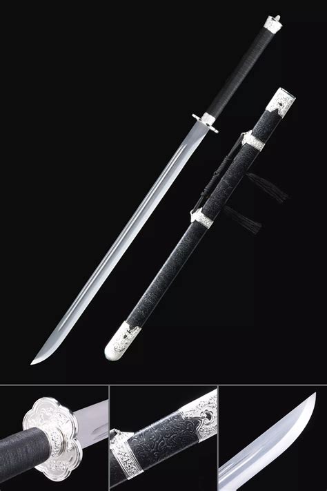 Chinese Dao Sword High Manganese Steel Straight Blade Chinese