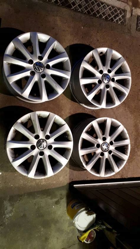 Volkswagen 15 Inch Alloy Wheels Golf Polo Lupo Bora In Bishopbriggs