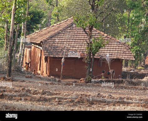 Traditional Rural House Maharashtra India Stock Photo Alamy
