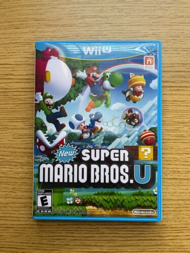 New Super Mario Bros U Wii U Replacement Case Cover Art NO GAME OR