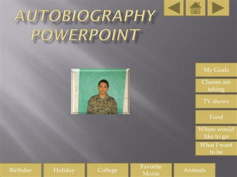 Ppt Autobiography Powerpoint Powerpoint Presentation
