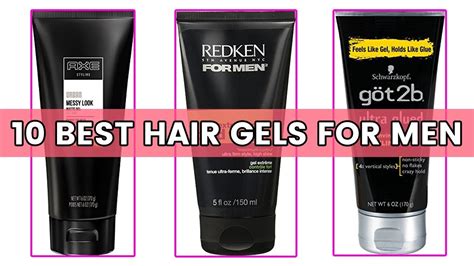 10 Best Hair Gels For Men 2019 For Curly Wet Look And Long Hai