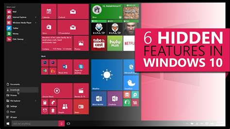 6 Hidden Features In Windows 10 Youtube