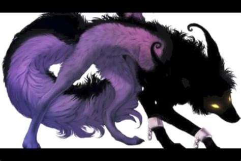 Démon Anime Wolf Anime Shadow Anime Wolf Mythical Creatures Art