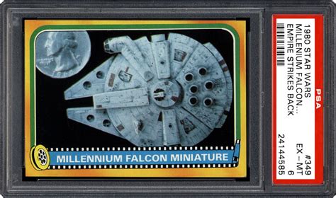 1980 Topps Empire Strikes Back Millenium Falcon Miniature Psa Cardfacts®