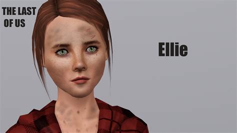 Ellie Skin The Last Of Us For The Sims 4 Spring4sims