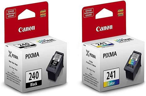 Canon Pixma Pg 240 Black And Cl 241 Color Ink Cartridges In 2023 Ink