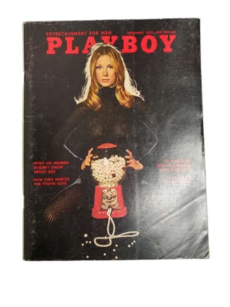 Vintage Playboy Magazine November 1972 Centerfold Intact Vargas Girl