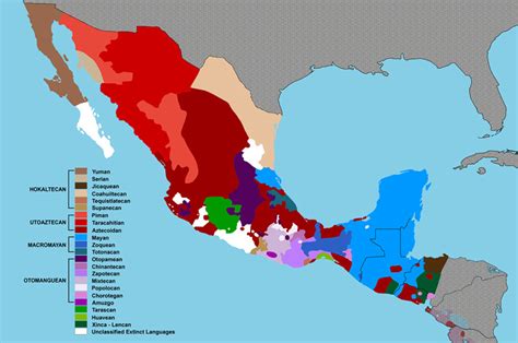 Famsi Mapas Lingüístico De Mesoamérica