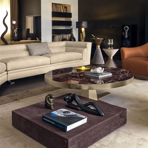 Brolo coffee table with the walnut and dark panel finish, this is a classy addition to the brolo range with the added benefit of a shelf underneath for storage. Bourbon High-end Italian Coffee Table - Italian Designer ...
