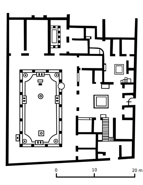 Roman Atrium House Plan