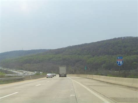 Interstate 78 West Aaroads Pennsylvania