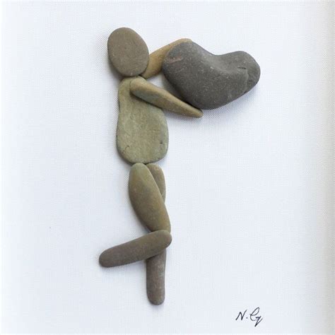 Pebble Art By Neshat Ghaffari By Attorememberart On Etsy In 2023