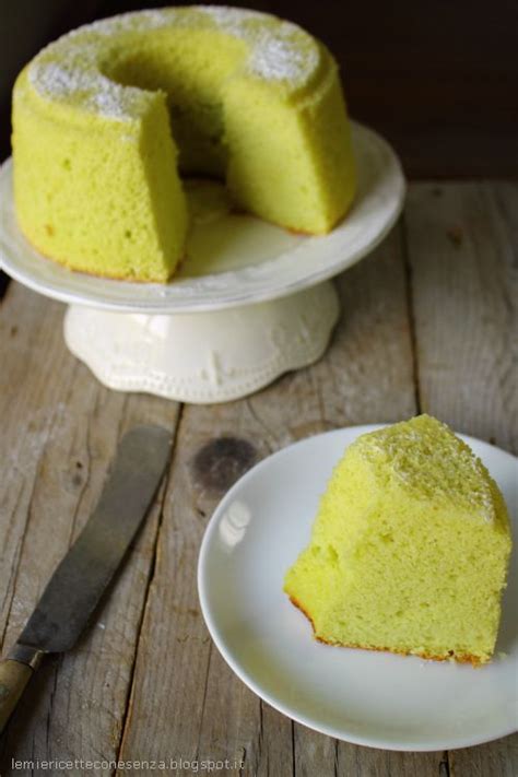 Chiffon Cake Lime Ricette Torta Americana Ricette Dolci