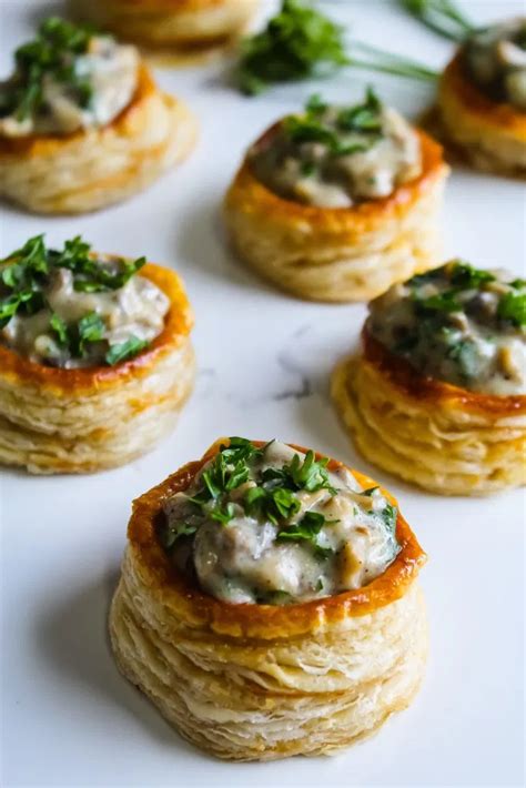 Mushroom Vol Au Vent The Twin Cooking Project By Sheenam Muskaan