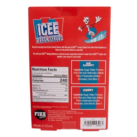 Small Cherry Icee Nutrition Facts Besto Blog