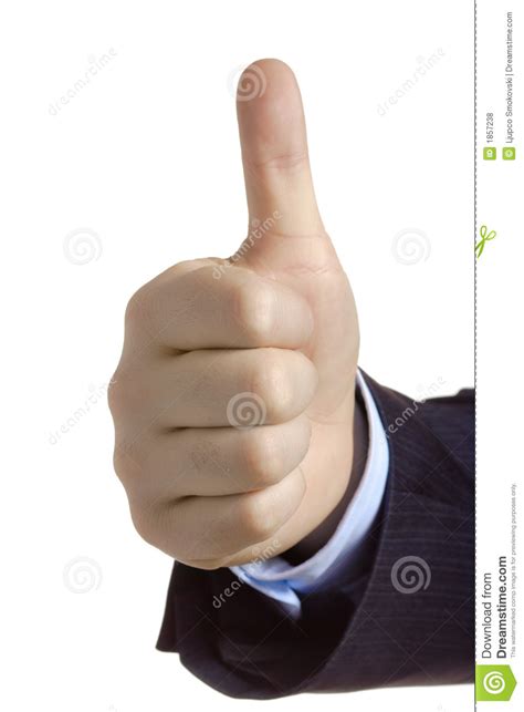 Thumbs Up Stock Photo Image Of Agreement Close Business