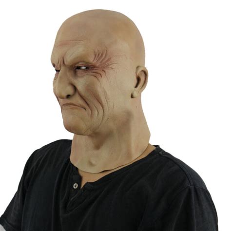 Realistic Latex Old Man Mask Halloween Fancy Scary Disguise Masquerade Cosplay For Sale Online