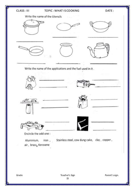 Worksheets for grade 1 evs army public school dhaula. CLASS III EVS WORKSHEETS