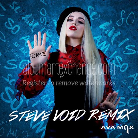 Album Art Exchange So Am I Steve Void Remix Digital Single By Ava