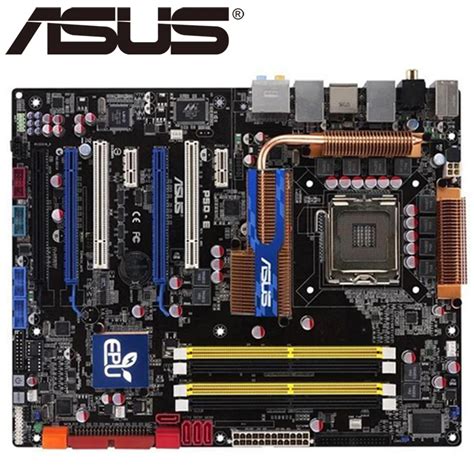 Asus P5q E Desktop Motherboard P45 Socket Lga 775 For Core 2 Duo Quad