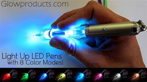 8 Mode Color Changing Led Light Up Pens Glow Party Cool Glow Glow