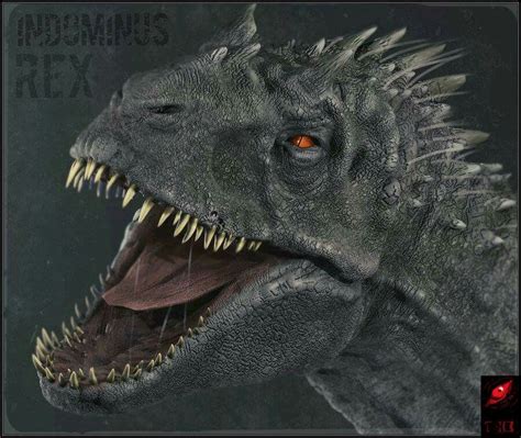 Indominus Rex Sibiling Jurassic Park Film Blue Jurassic World