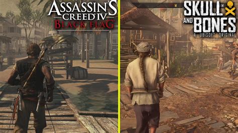 Skull And Bones Vs Assassins Creed 4 Black Flag Early Graphics Comparison Youtube