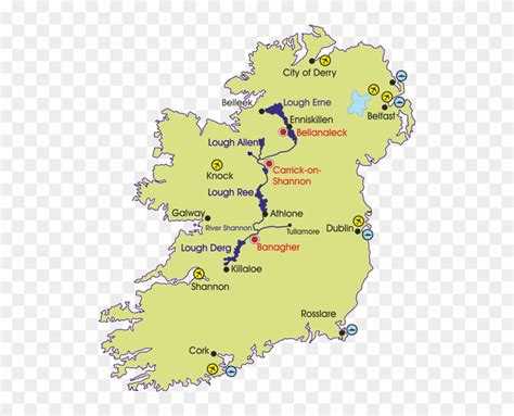 Ireland River Map