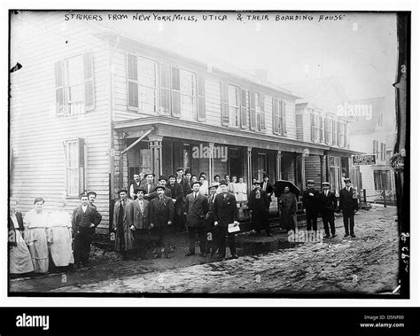 1910s Library Of Congress Ny Mills Utica Boarding Dc Hi Res Stock