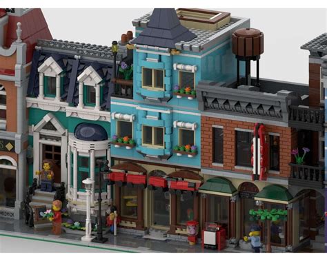 Lego Moc 31105 Townhouse Toy Store Modular In 16studs Wide Format By