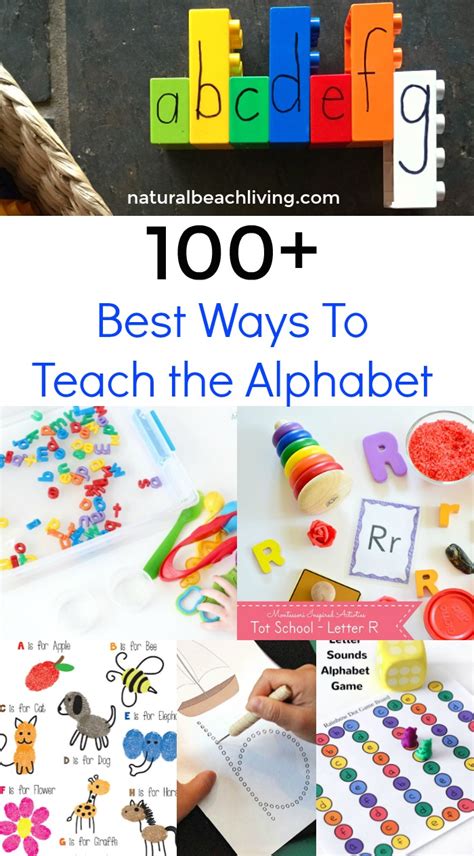 100 Of The Best Ways To Teach The Alphabet Natural Beach Living