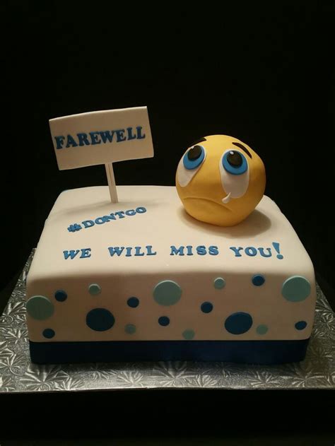 Top farewell cake ideas you must consider!! Farewell crying emoji cake cake decorating ideas ...