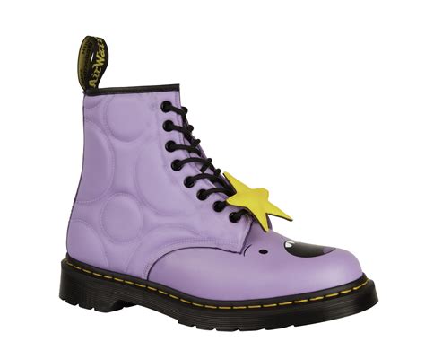 dr martens 1460 adventure time lilac lumpy space princess soft leather boots ebay