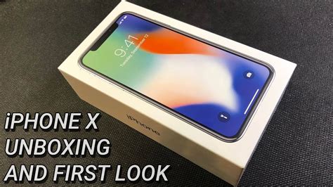 Iphone X Unboxing And First Look Youtube