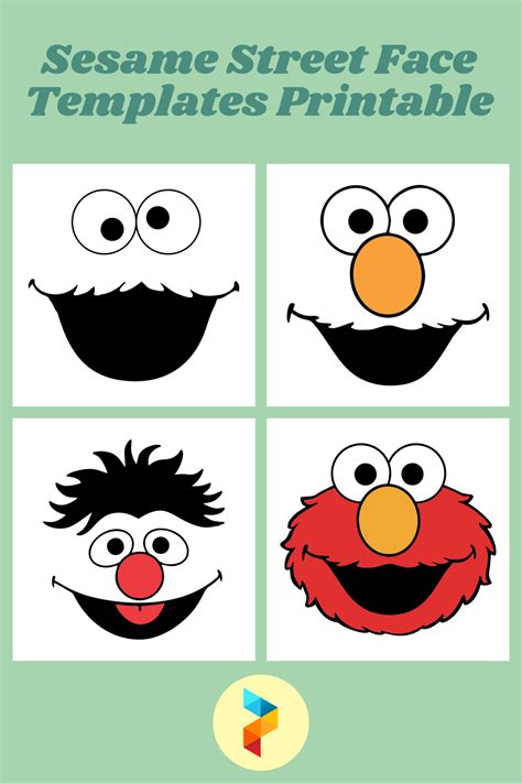 10 Best Sesame Street Face Templates Printable Pdf For Free At Printablee