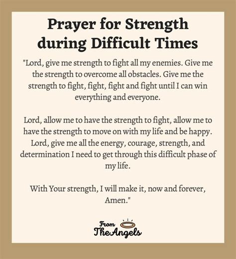 8 Prayers For Strength During Difficult Times With Images