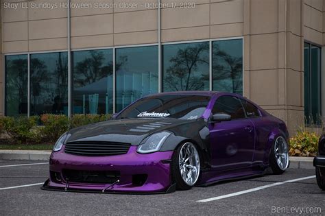 Purple Infiniti G35 Coupe With Carbon Fiber Fenders