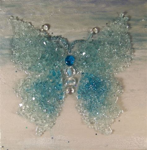 Art Shattered By Cindy Manly Glass Art Broken Glass Art Glass Butterfly