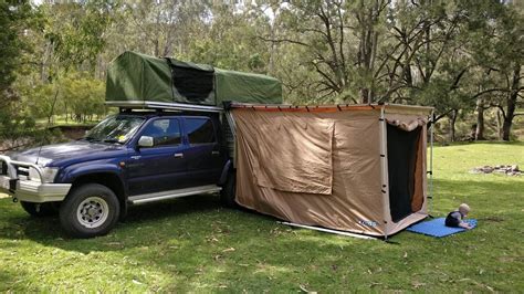 Homemade Diy Ute Truck Canopy Camper With Buit In Rooftop Tent Youtube