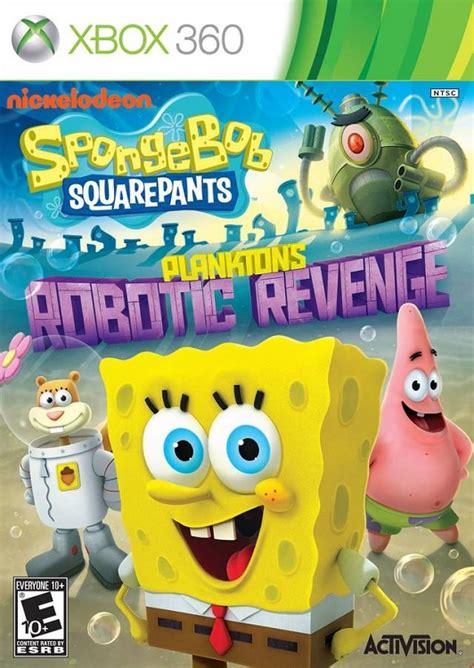 Spongebob Squarepants Planktons Robotic Revenge Xbox 360 Game