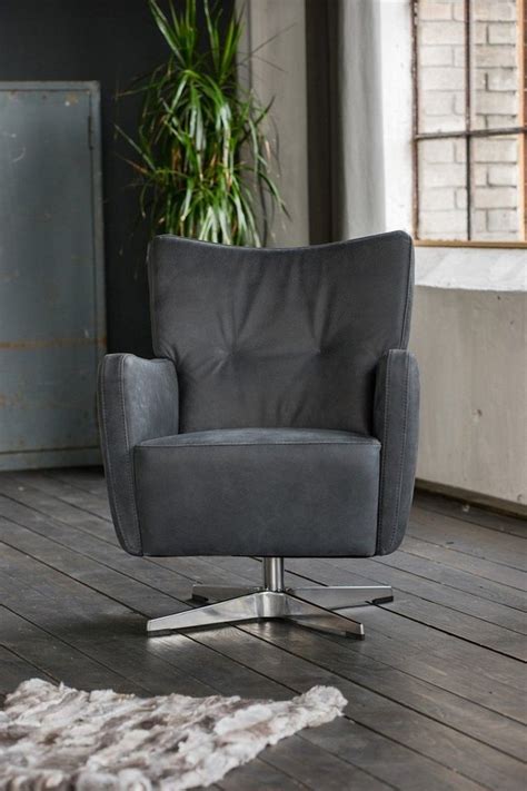 Polis moderner designer drehsessel mit einhüllender form. Kasper-Wohndesign Drehsessel Leder schwarz »ALINE« | OTTO