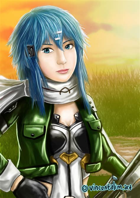 Sinon Sword Art Online Fanart On Behance