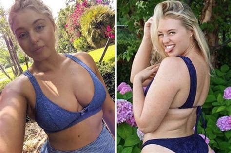 Iskra Lawrence Praised For Revealing Cellulite In Cheeky Bikini Snap Daily Star